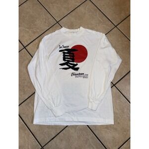 Vintage 90s San Francisco Chinatown Long Sleeve T-Shirt L USA Made Heft-T Tee